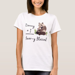 Beary Blessed Panda Mom Shirt | Matching Baby Tee