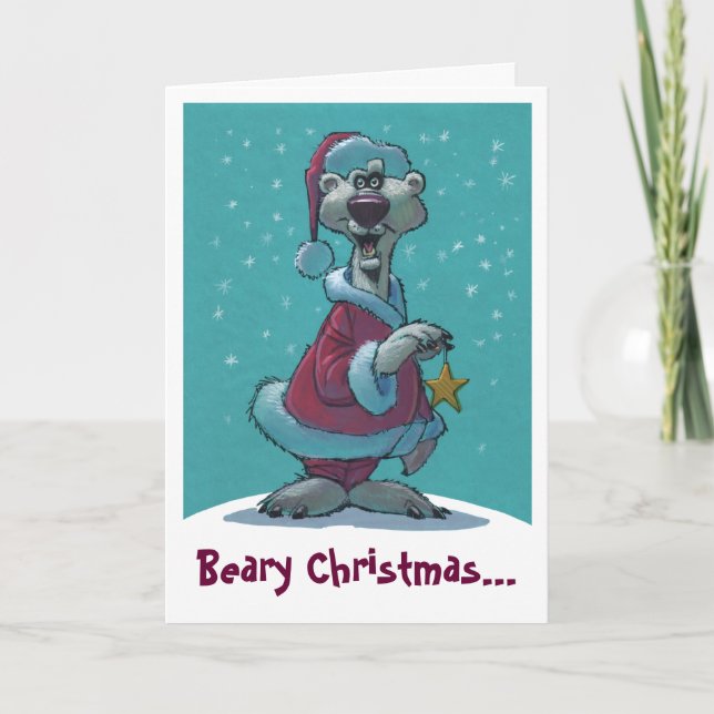 Beary Christmas Card (Front)