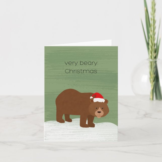 Beary Christmas Card (Front)