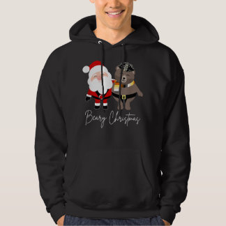 Beary Christmas Gift  Men's Santa Gay Bear  Xmas G Hoodie