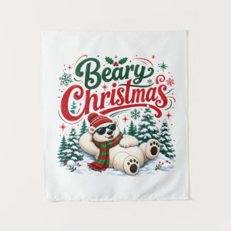 Beary Christmas Tapestry