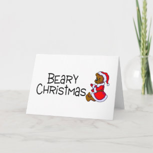 Beary Christmas (Teddy Bear) Holiday Card
