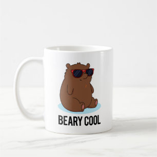 Beary Cool Funny Brown Bear Pun Coffee Mug