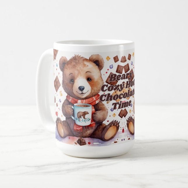 Beary Cosy Hot Chocolate Time mug (Front Left)