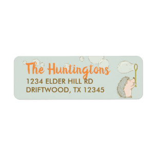 Beary cute Return Address Label