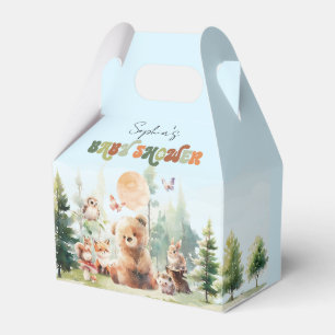 Beary Cute Woodland Baby Shower Favour Box