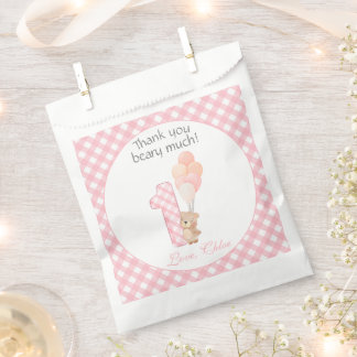 Beary First Teddy Bear Birthday Party Favour Bags