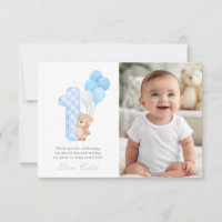 Beary First Teddy Bear Boy Birthday Party guest 