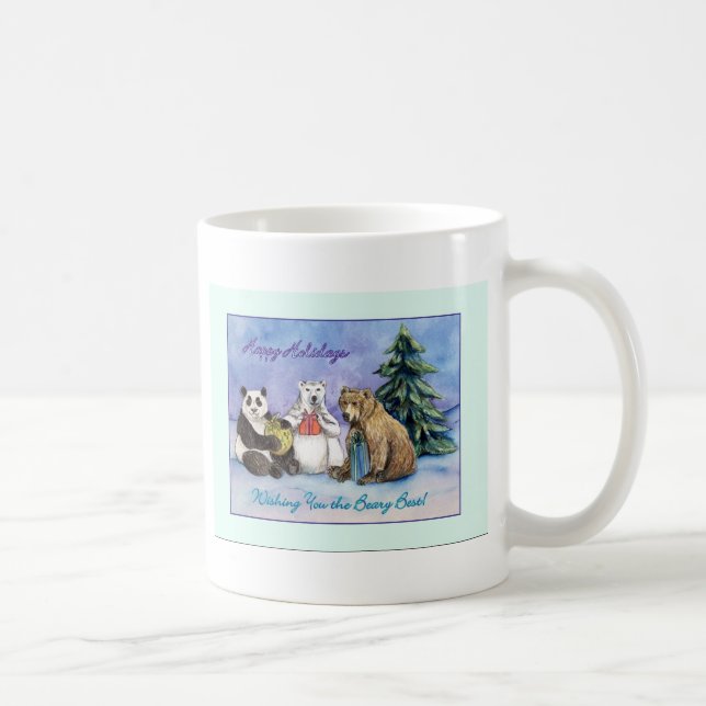Beary Holidays Mug (Right)