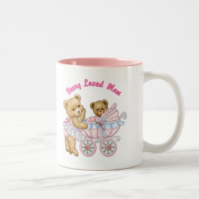 Beary Loved Mum Two-Tone Coffee Mug (Right)