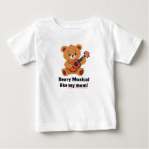 Beary Musical Like My Mum Toddler T-Shirt