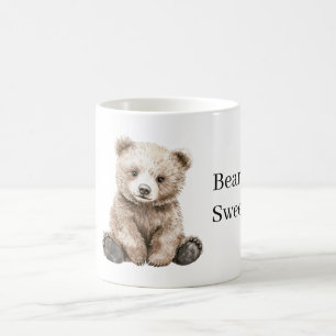 Beary Sweet Brown Bear Coffee Mug