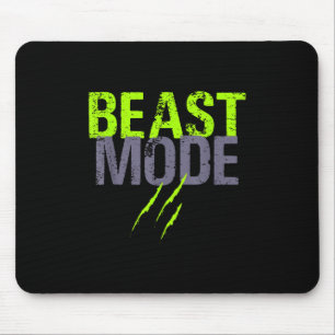 Beast Activated Mode On Funny Fitness Workout Gym  Mouse Mat