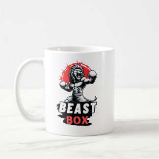 Beast Box - Kick Boxing Lion Design Coffee Mug