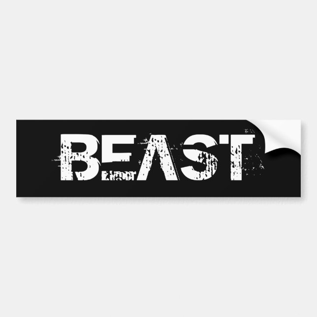 BEAST BUMPER STICKER (Front)