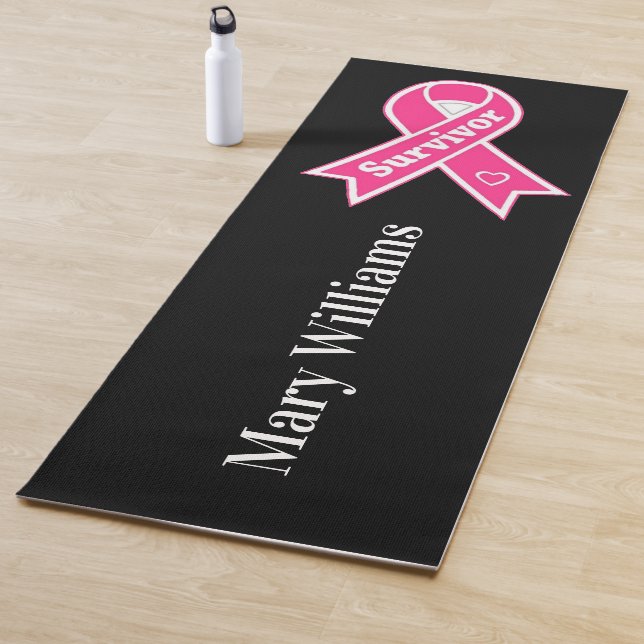 Beast Cancer Survivor Yoga Mat (In Situ)
