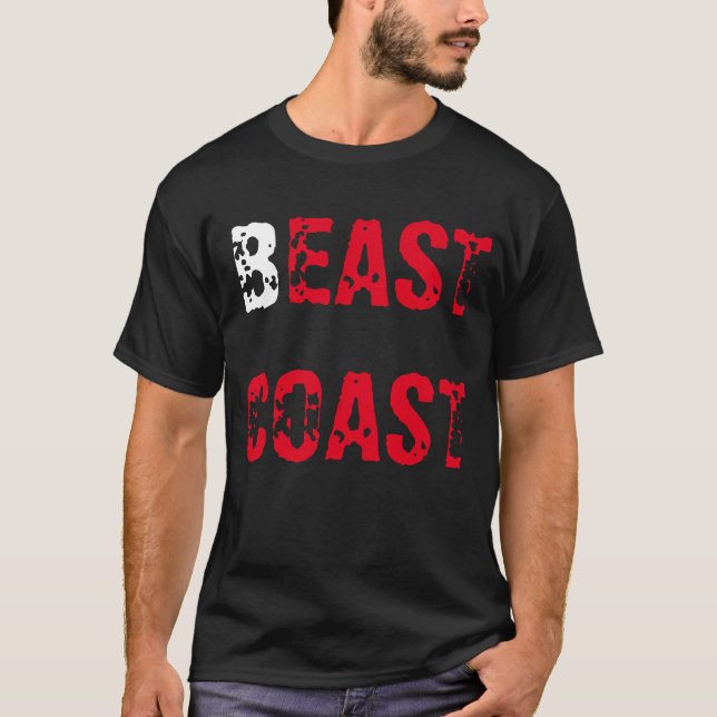 "Beast Coast" t-shirt (Front)