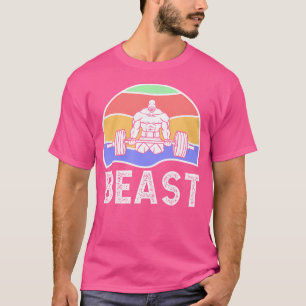 Beast Cool Men'S Gym Workout Sport Muscle Lift Bod T-Shirt