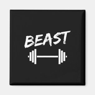 Beast Father Son Fitness Bodybuilding Matching  Magnet
