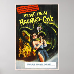 Beast from Haunted Cave Poster