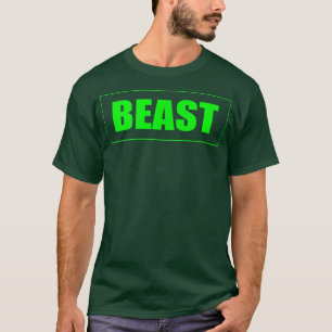 Beast Gym Motivation Green Colour Fitness Workout T-Shirt