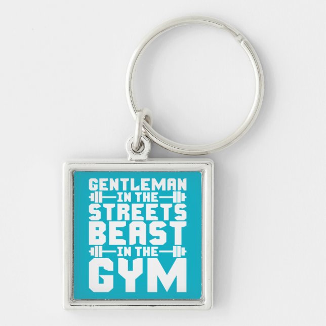 Beast In The Gym Key Ring (Front)