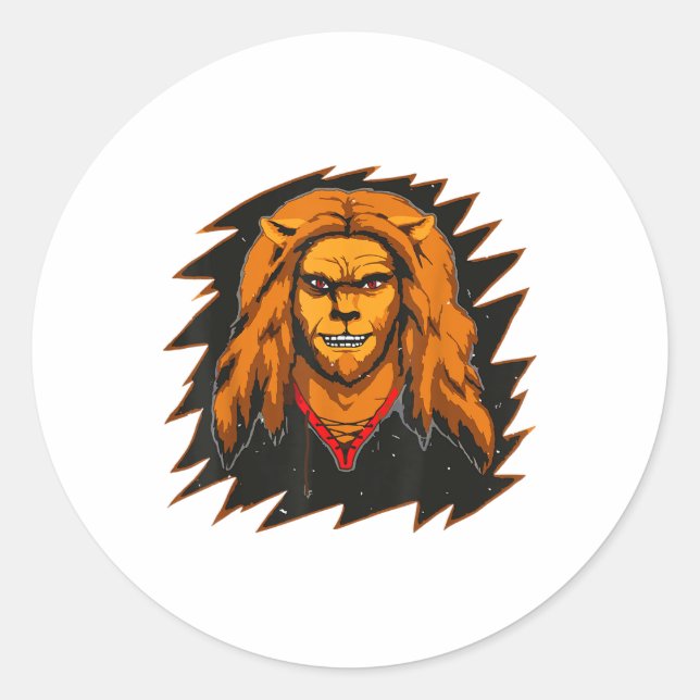 Beast Mine The Garbage Man Craft _1  Classic Round Sticker (Front)