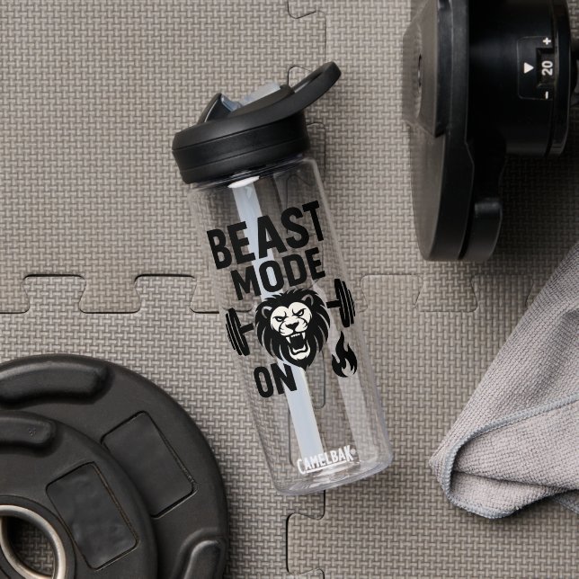  Beast Mode On – Motivational Sports Water Bottle (Gym (Rotated))