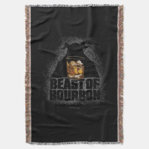 Beast Of Bourbon Throw Blanket