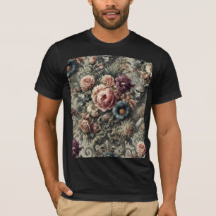 Beast of the Interstice – Gothic Floral Design T-Shirt