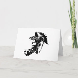 Beast of the Night Dragon Customisable Dragon  Card
