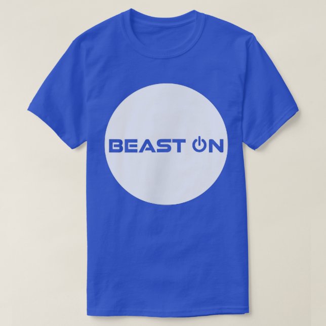 Beast On Circle  Training Gym Motivation Fitness S T-Shirt (Design Front)