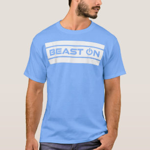 Beast ON Modern Fitness Simple Gym Motivation 147 T-Shirt