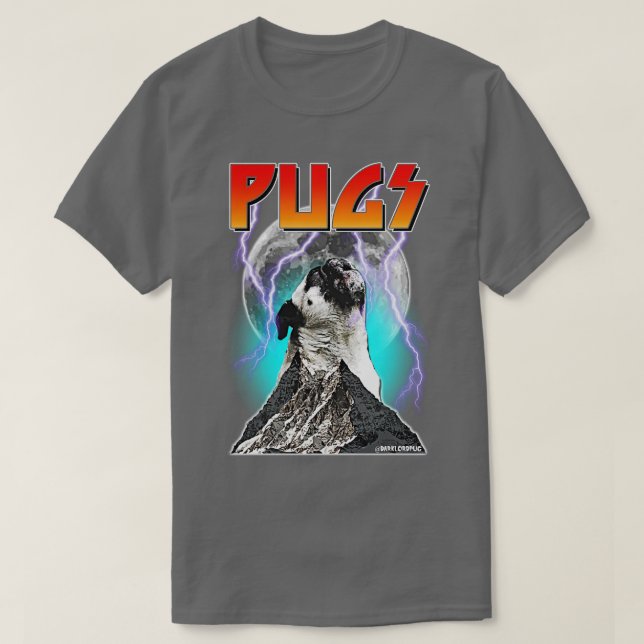 Beast Pug T-Shirt (Design Front)