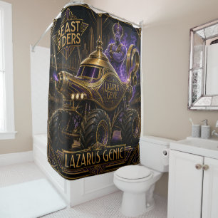 Beast Rider/Lazarus genie shower curtain