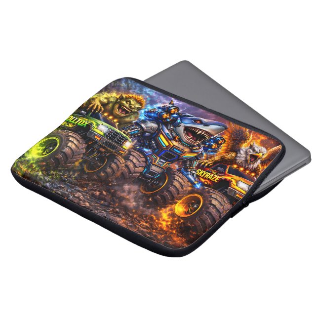 Beast riders laptop sleeve (Front Top)