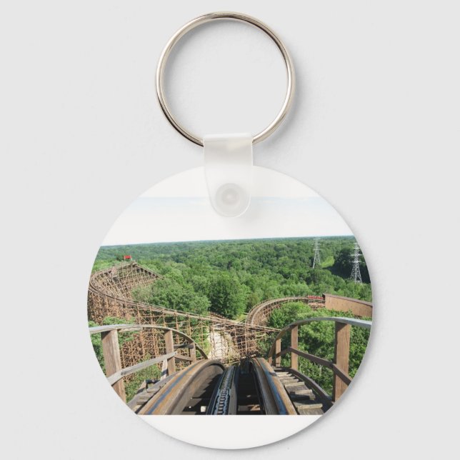 Beast Roller Coaster at Kings Island Key Ring (Front)
