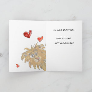 Beast Still My Heart Lion Hearts Card