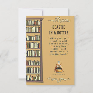 Beastie in a Bottle Bookmark