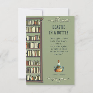 Beastie in a Bottle Bookmark