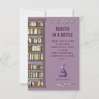 Beastie in a Bottle Bookmark
