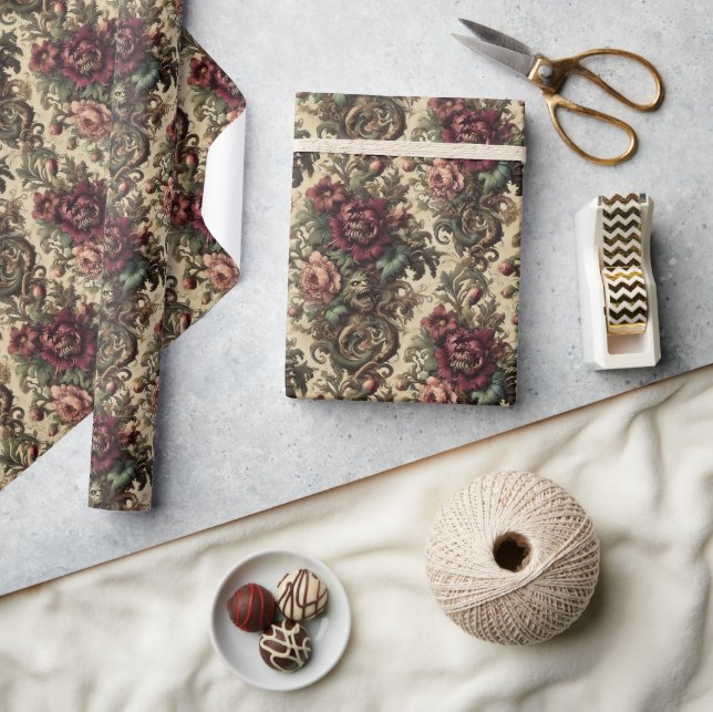 Beastly Bouquet – Gothic Victorian Wrapping Paper (Crafts)