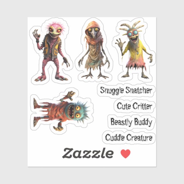 Beastly Buddy and friend monsters 1 (Sheet)