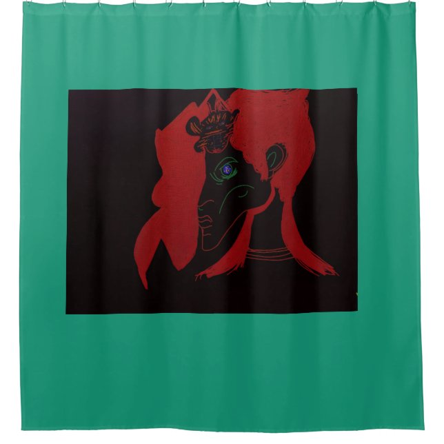 Beastmaster Queen Shower Curtain (Front)