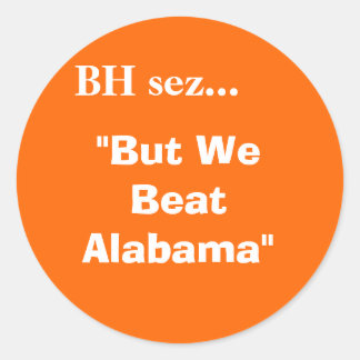 beat AL - Customised Classic Round Sticker