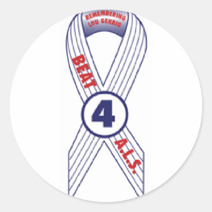 Beat ALS Classic Round Sticker