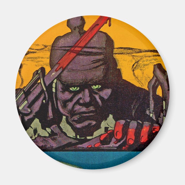 Beat Back The Hun Magnet (Front)