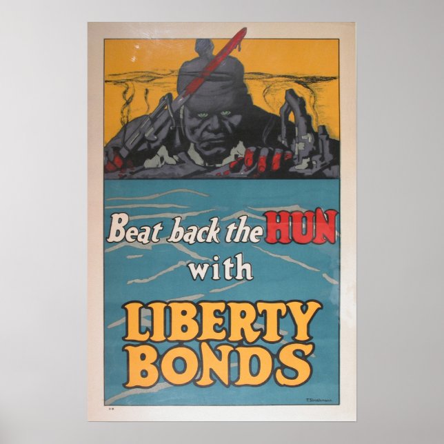 Beat Back the Hun Poster (Front)