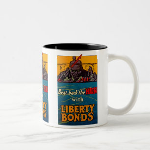 Beat Back The Hun Two-Tone Coffee Mug