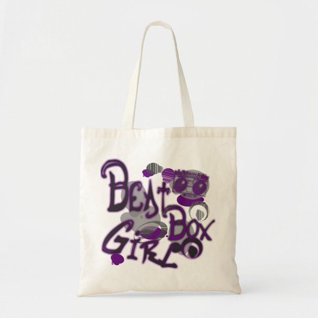 Beat Box Girl Purple Bags (Front)